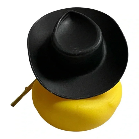 Rubber Duck w/  Sunglasses, Cowboy Hat & Weapon 🐤🕶️ - Picture 3 of 5